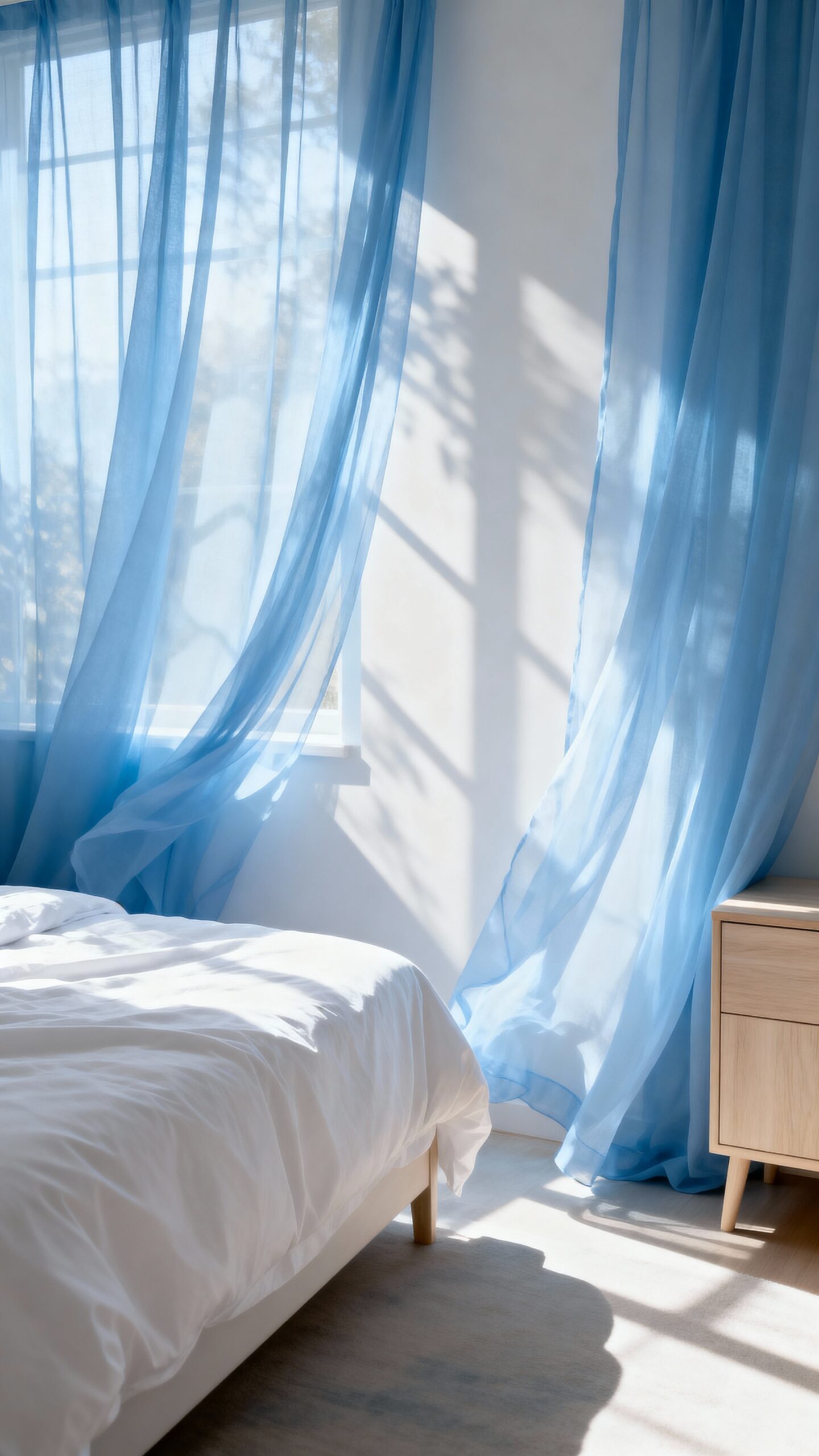 soft flowing dreamy peaceful bedroom retreat