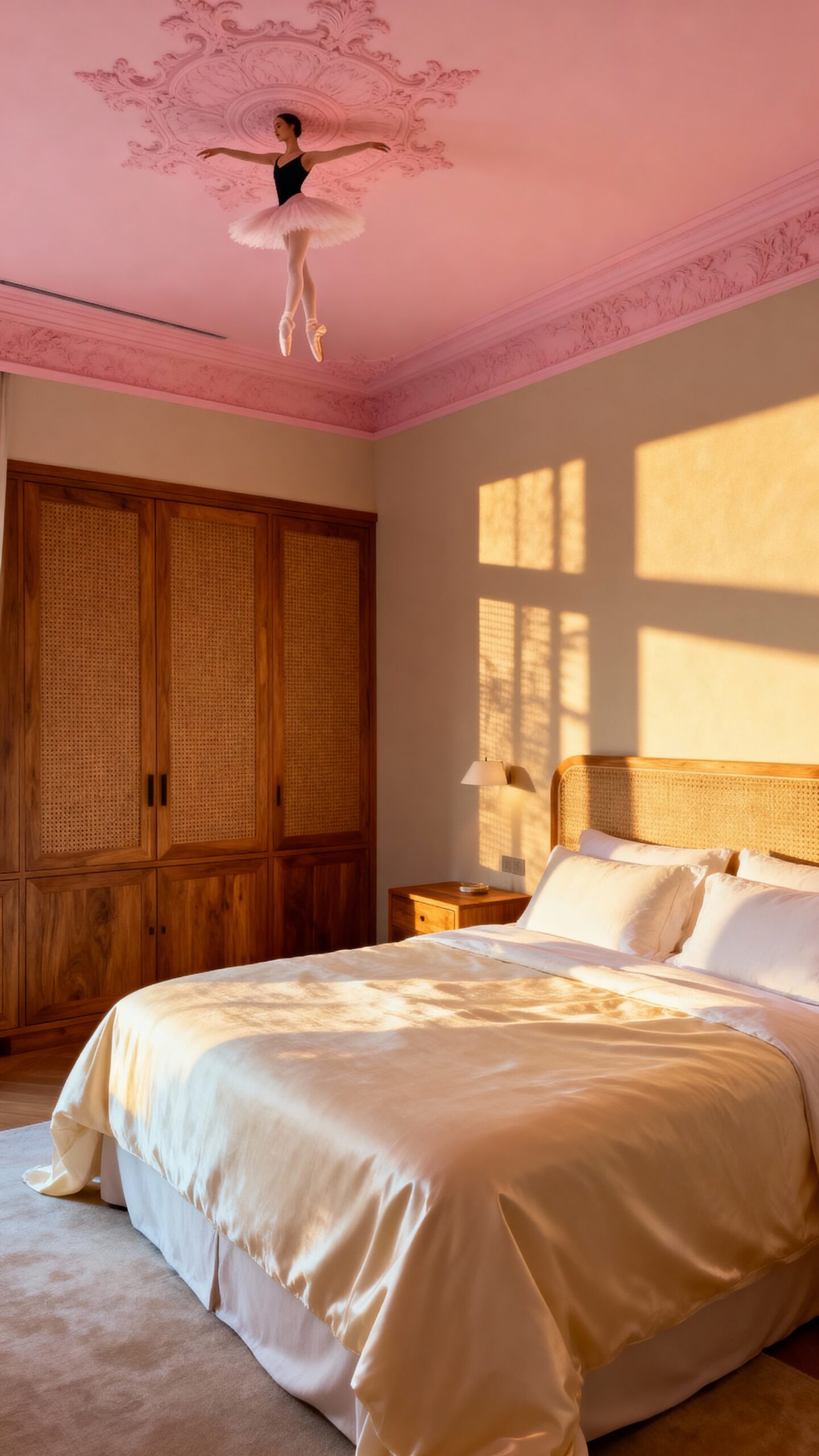 soft warm romantic ceiling drama