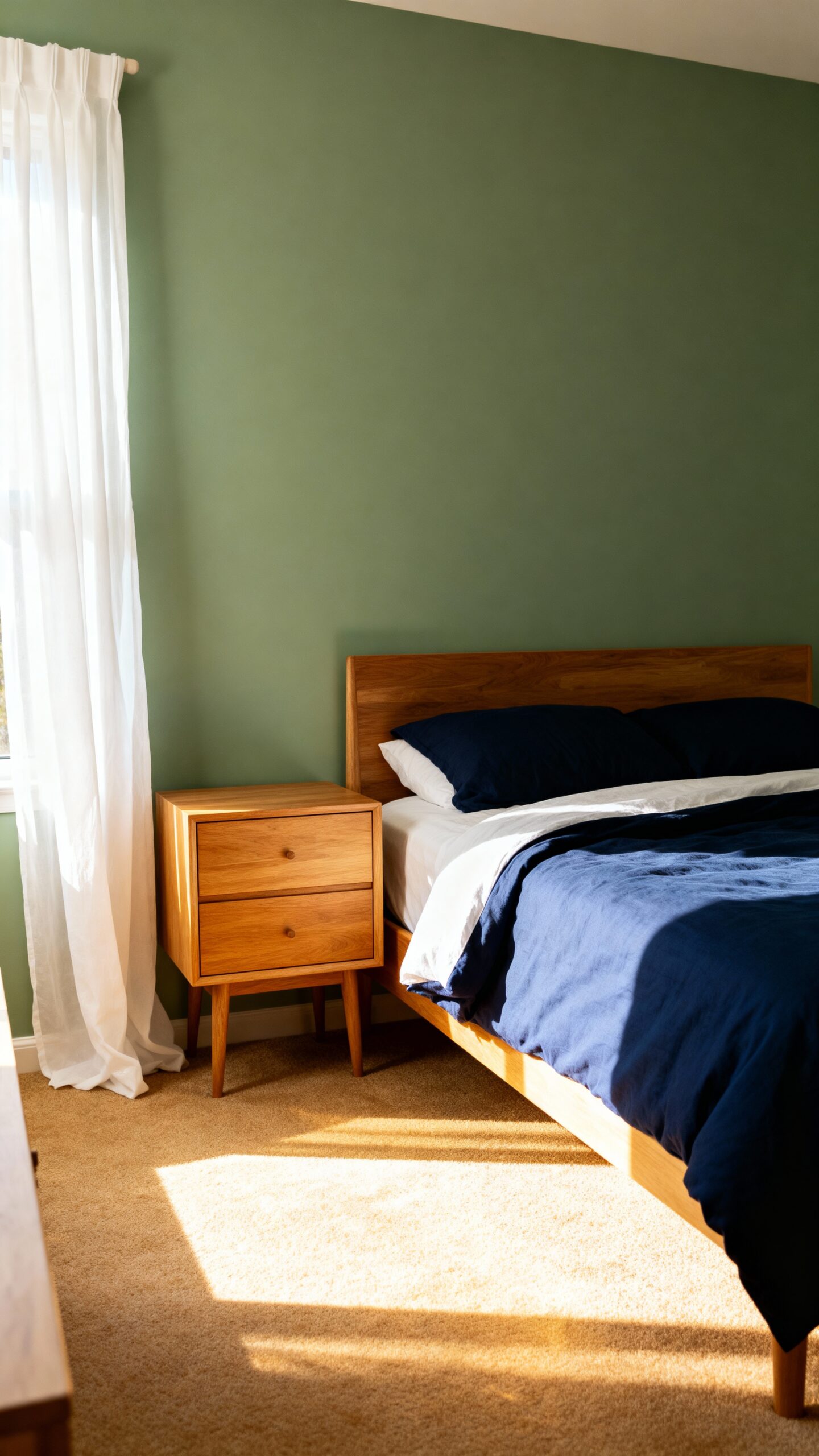 soothing color palette bedroom inspiration