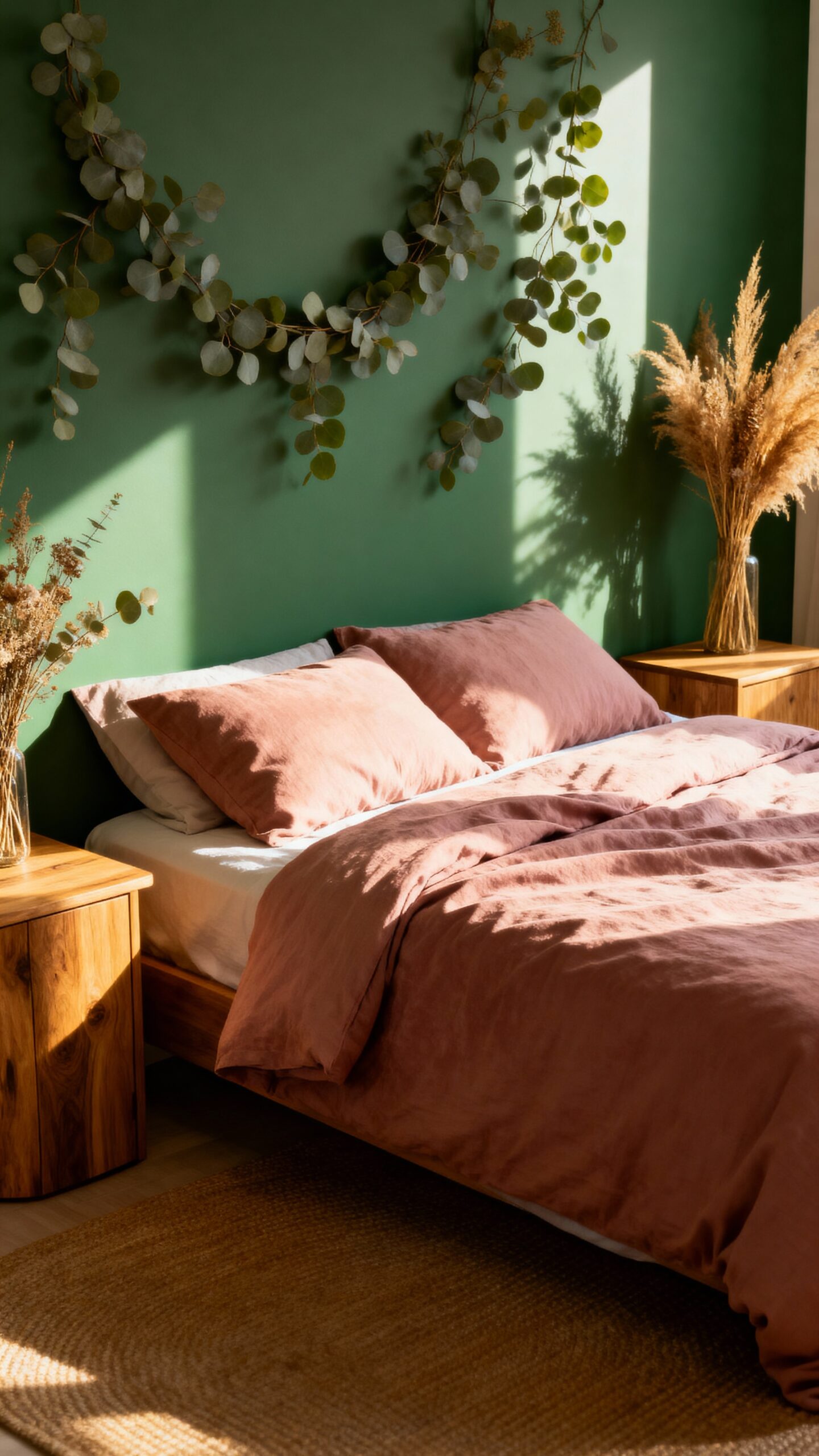 soothing nature inspired bedroom color palette