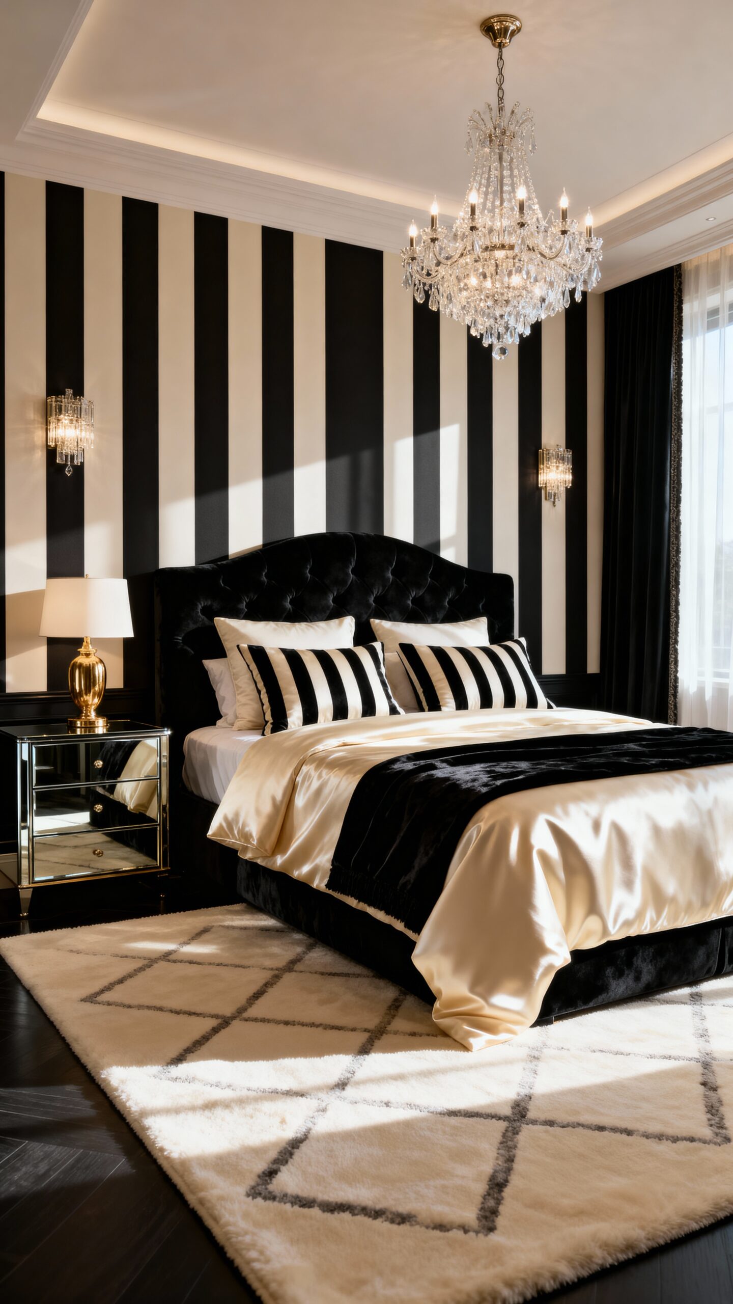 sophisticated and visually captivating striped elements