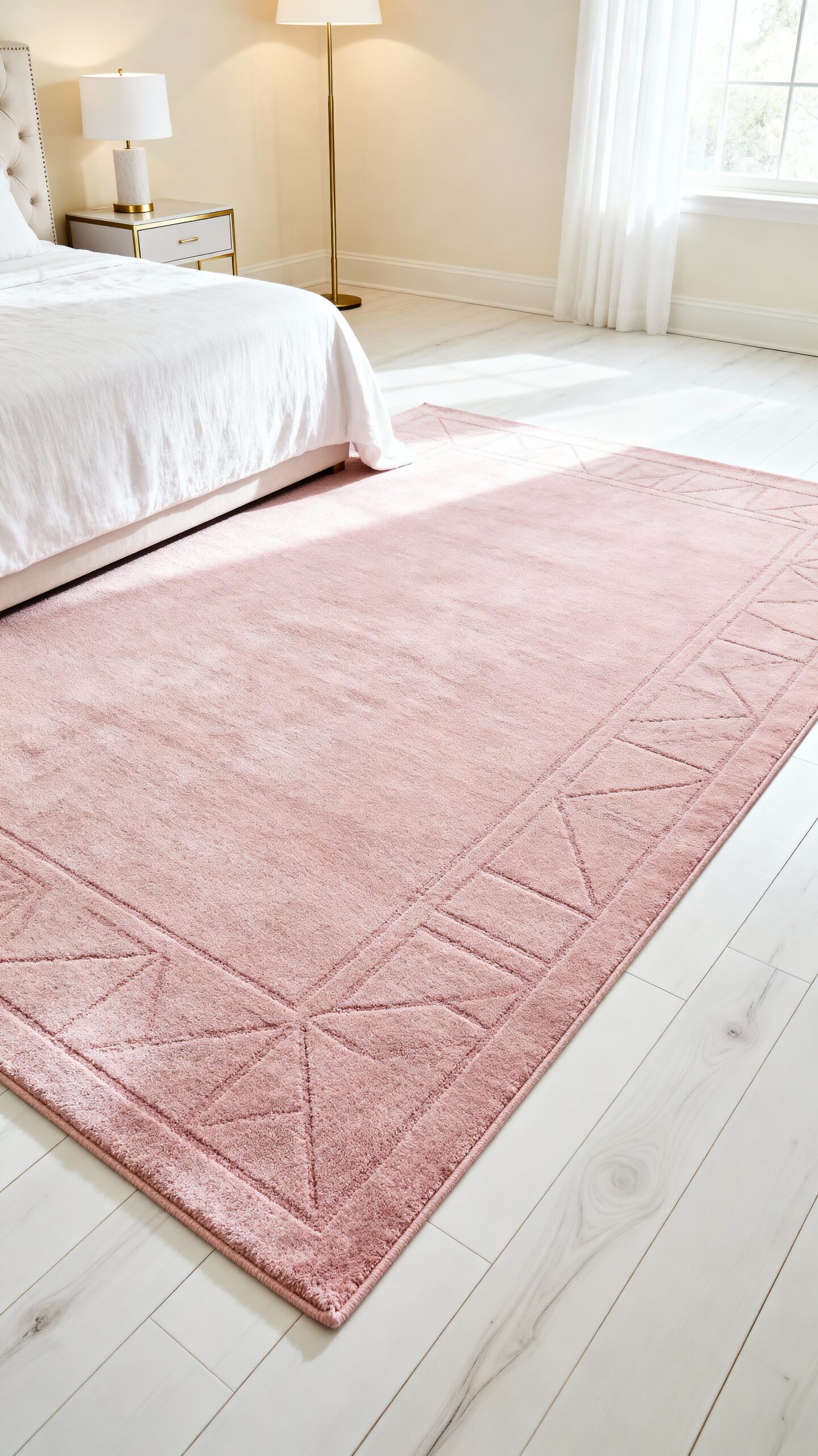 sophisticated blush pink bedroom decor