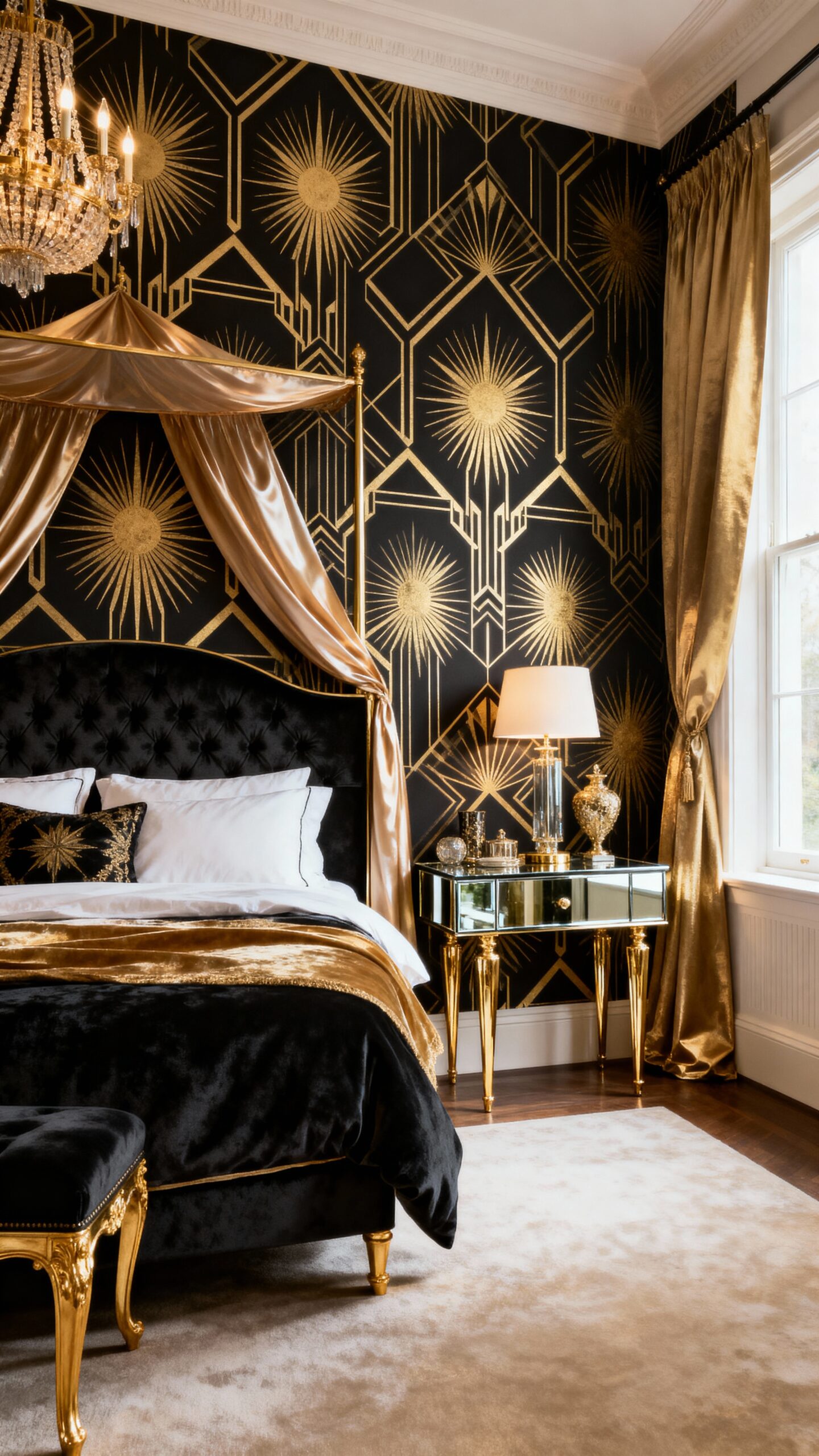 sophisticated glamorous dramatic balanced