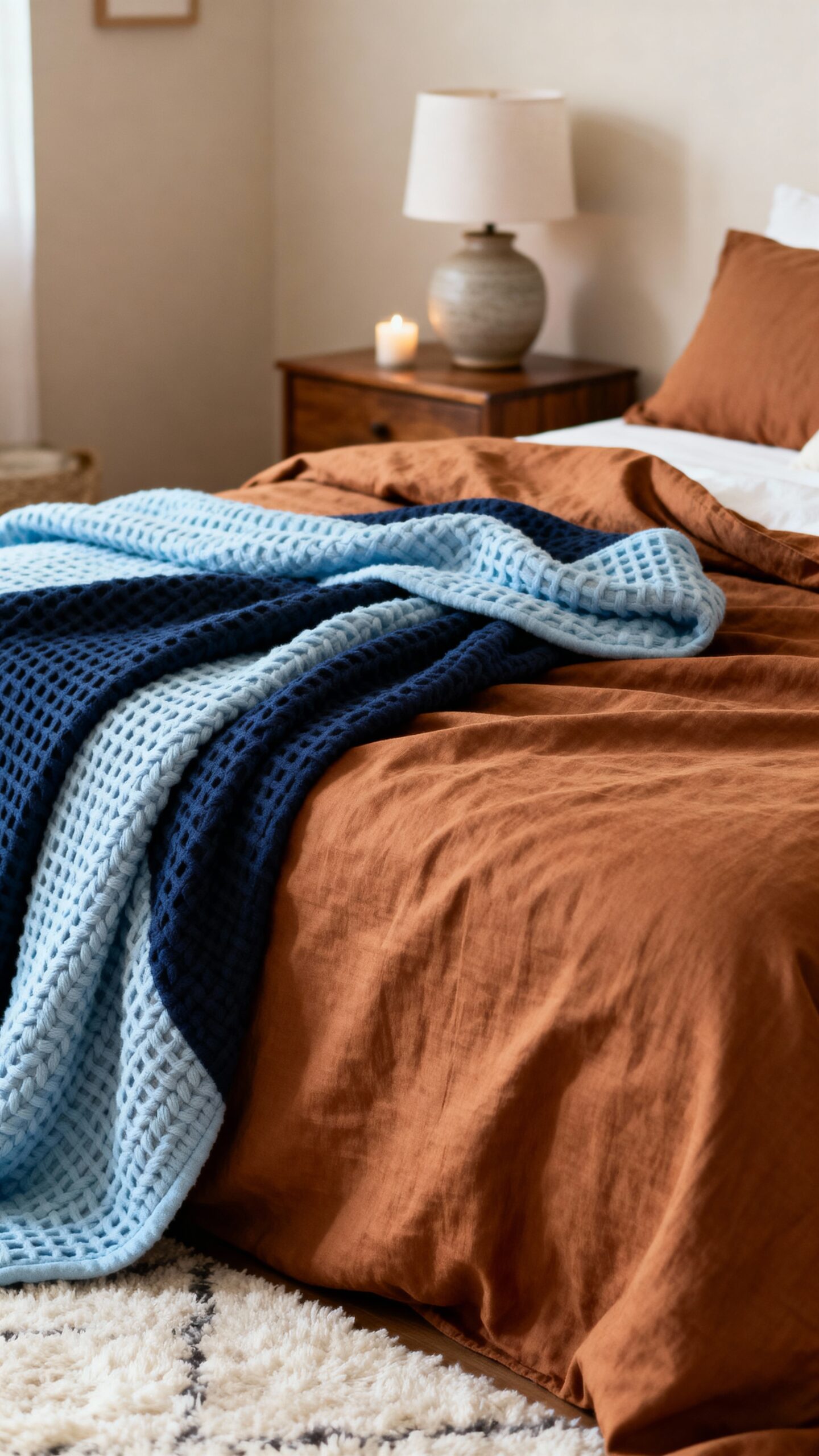 sophisticated layered textured color contrasting