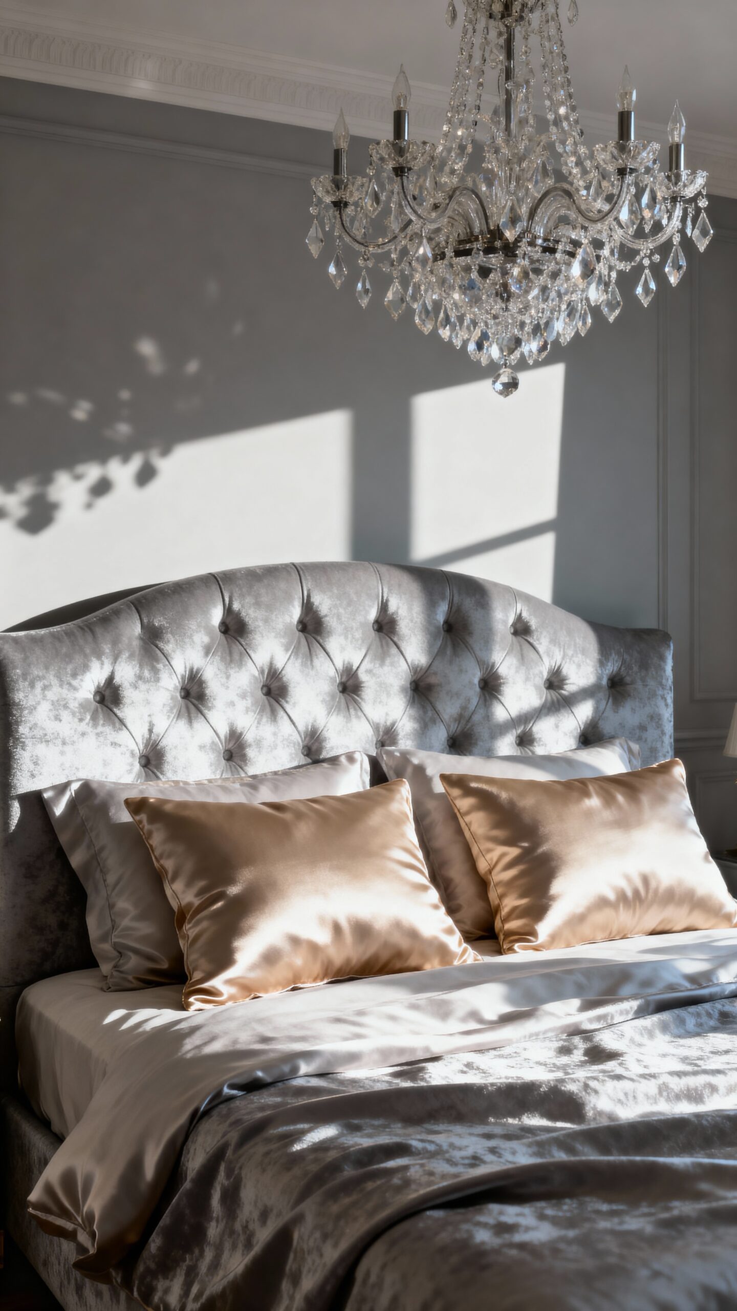 sophisticated romantic elegant bedroom sanctuary