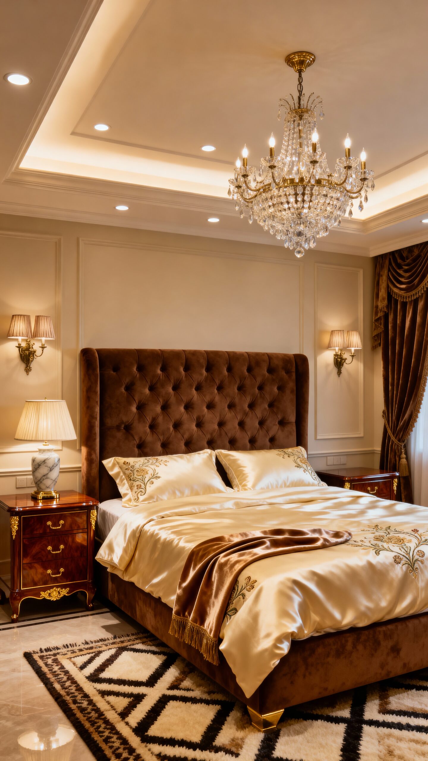 sophisticated warm timeless bedroom elegance