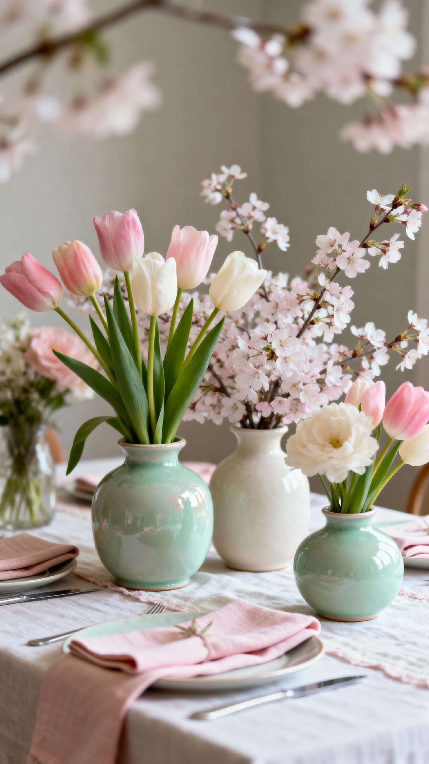 spring dining table centerpiece ideas