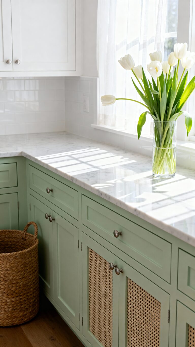 spring inspired kitchen decor