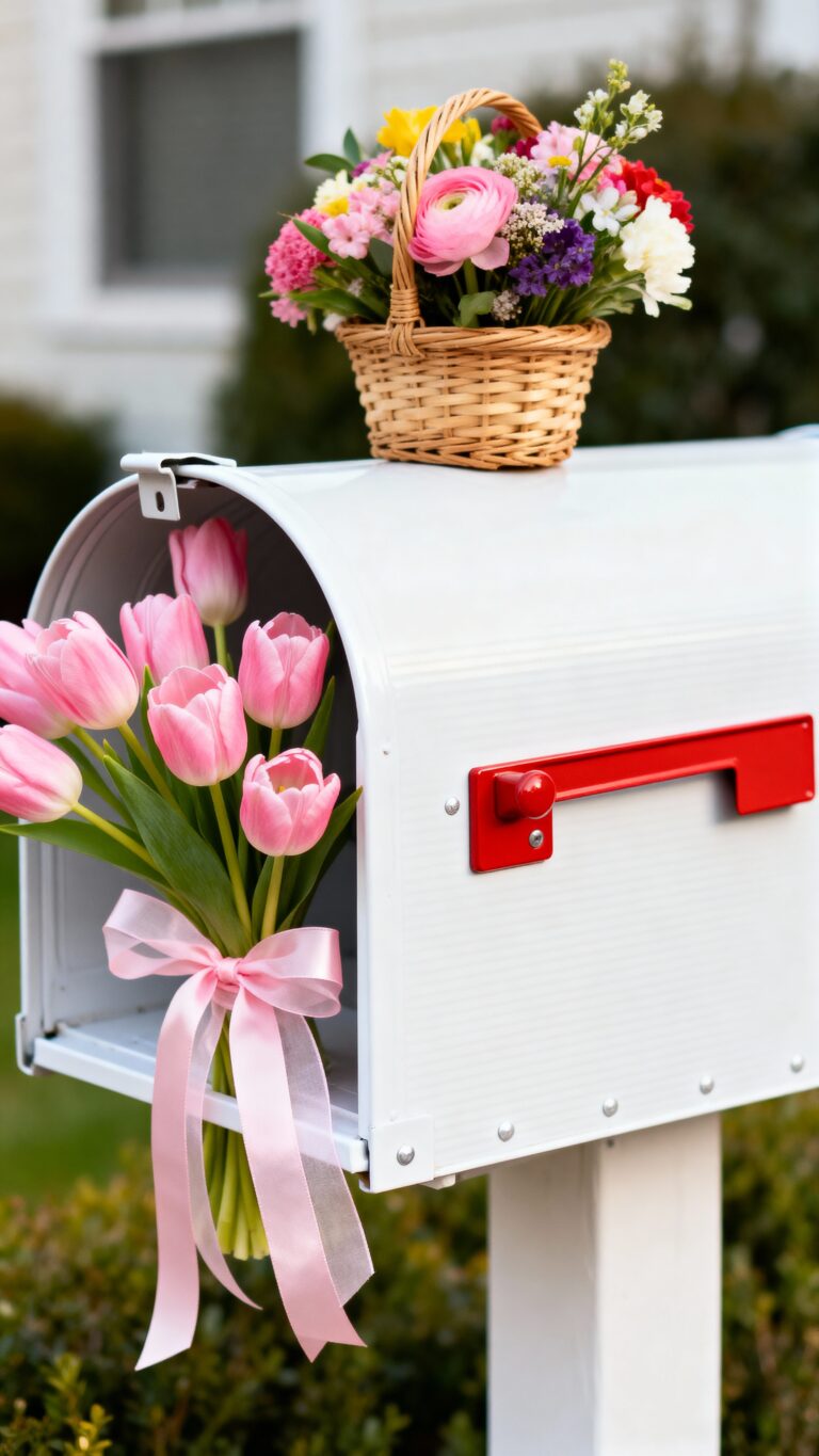 spring mailbox decor ideas