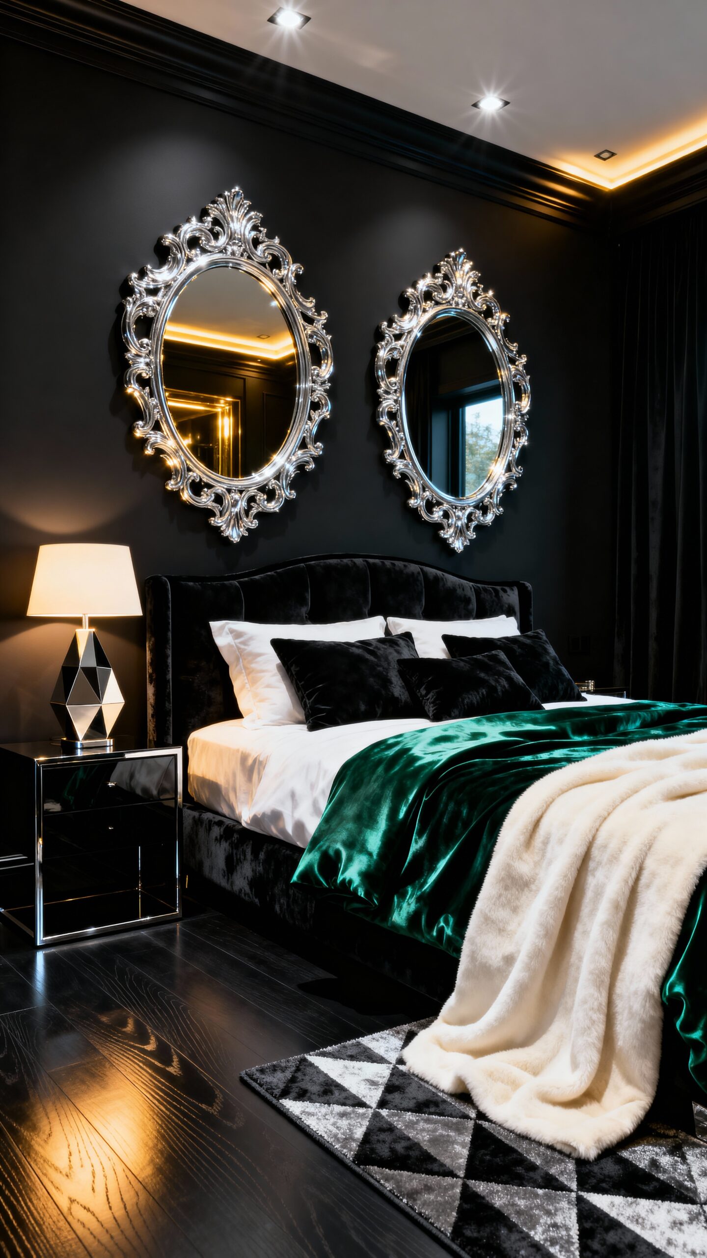 strategic silver lighting reflections