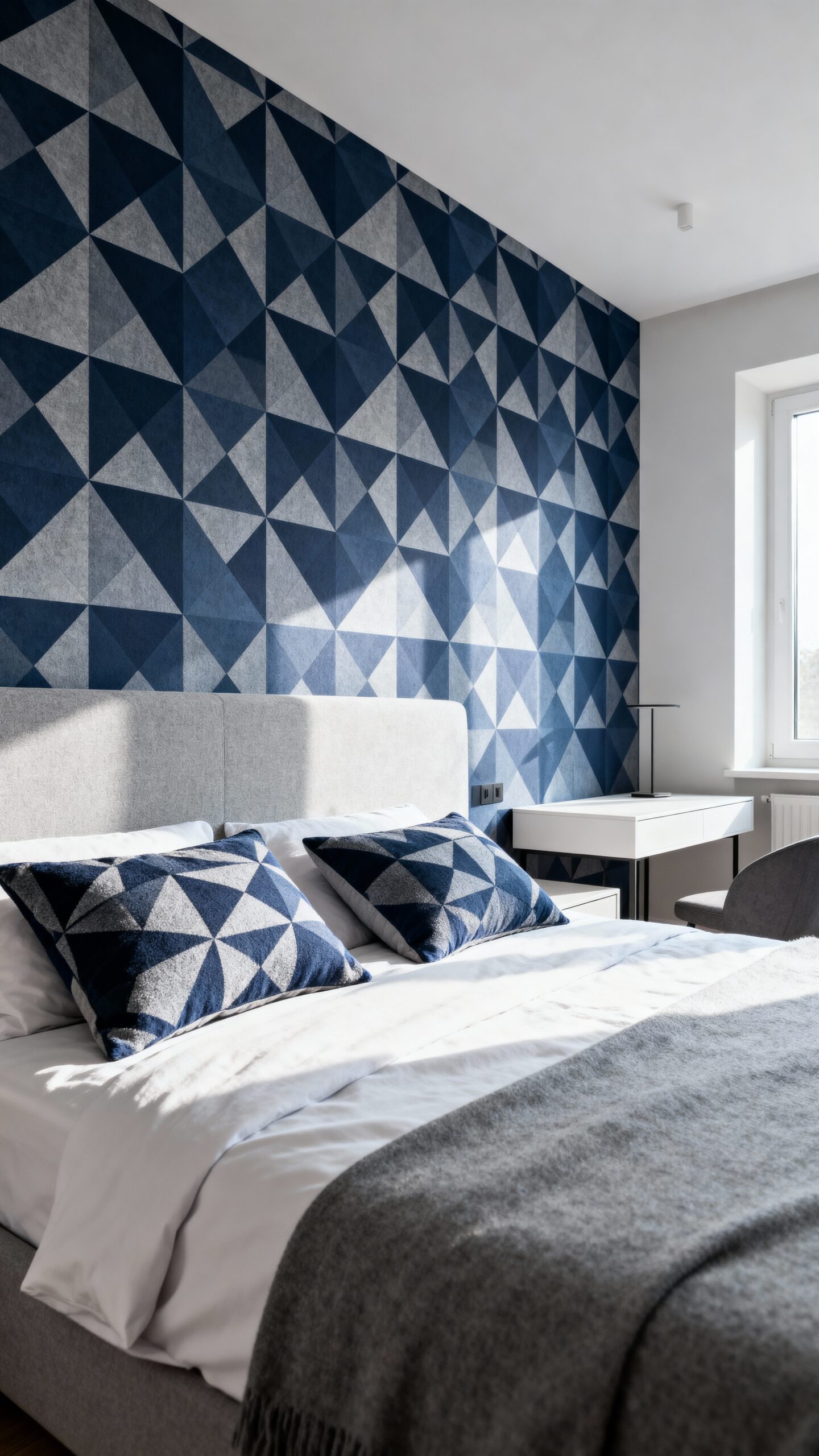 striking geometric bedroom d cor patterns
