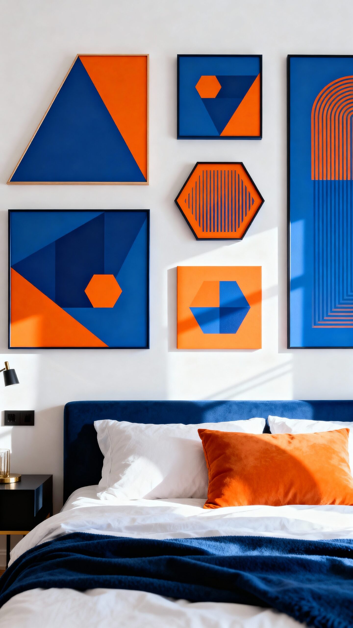 striking geometric focal point accent