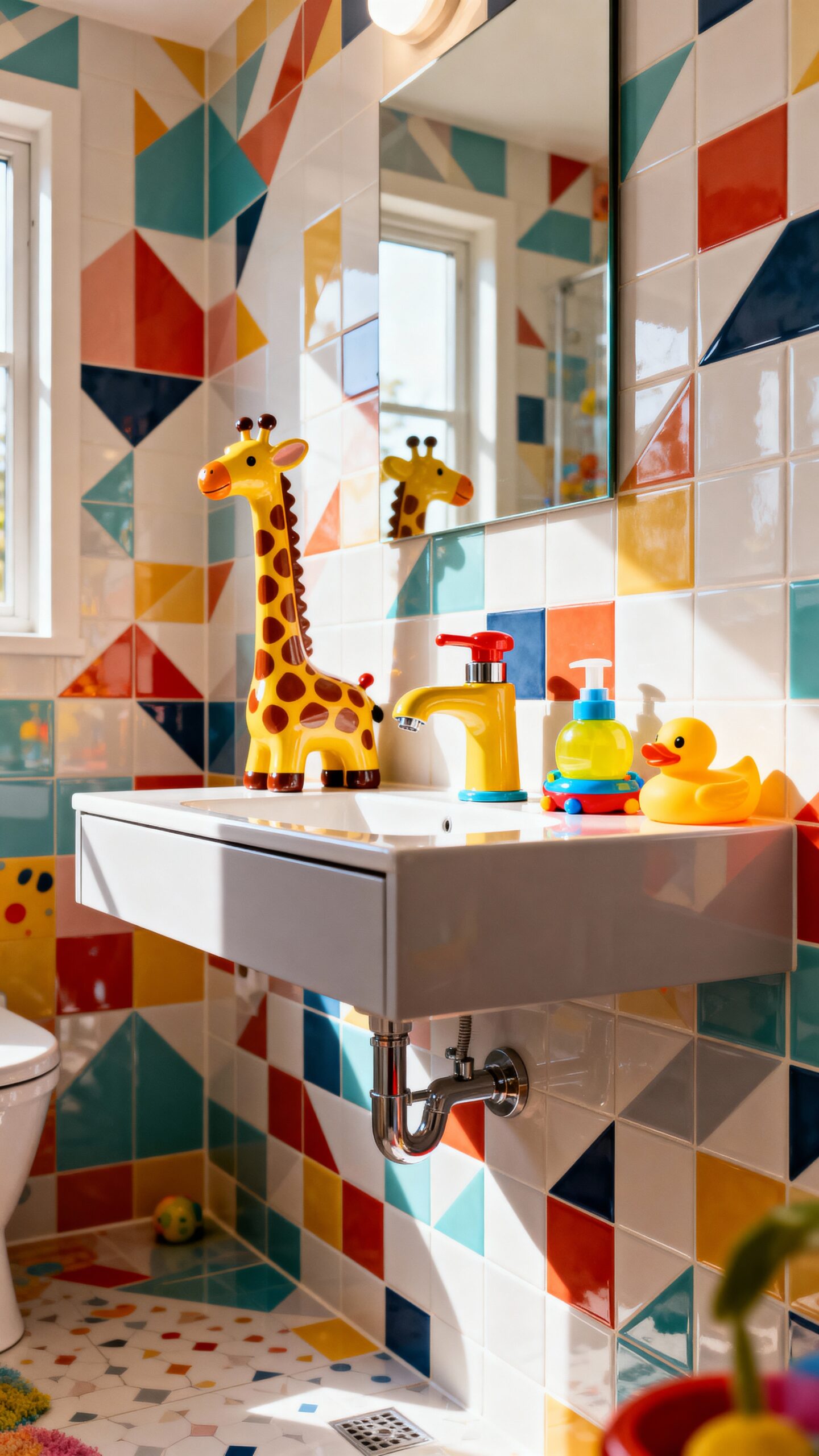 stylish modern playful children s bathrooms