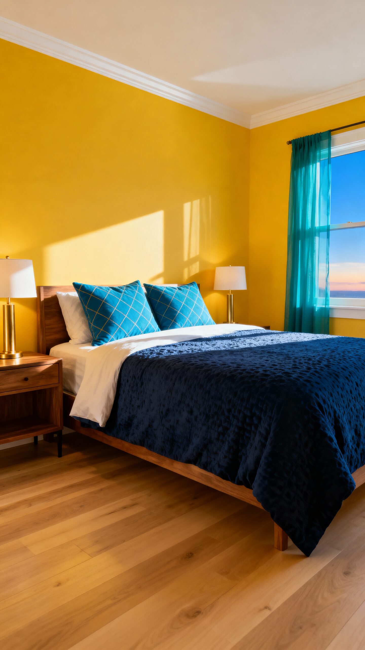 sunny cheerful coastal sophisticated