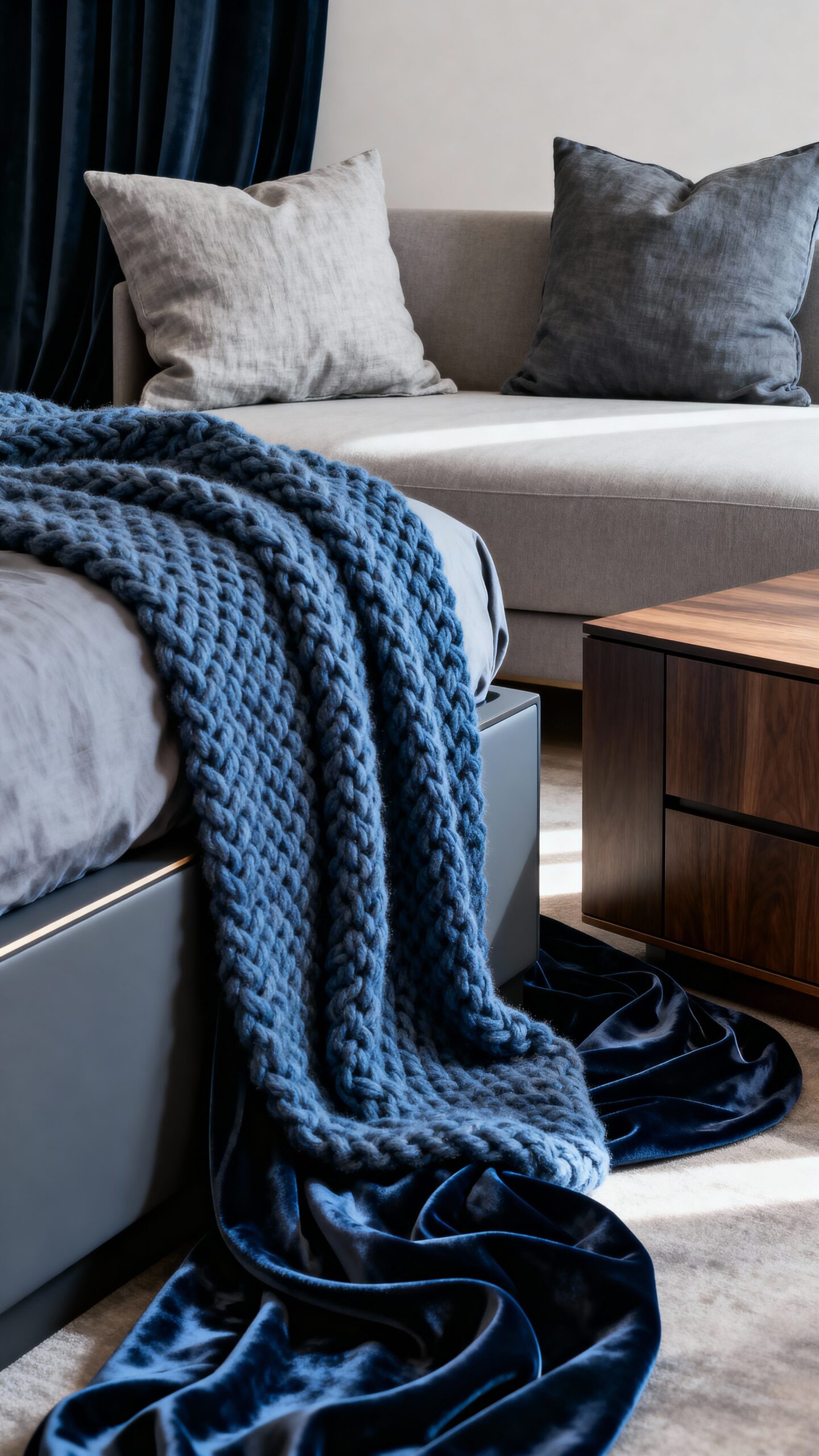 textured fabrics soothing color harmony