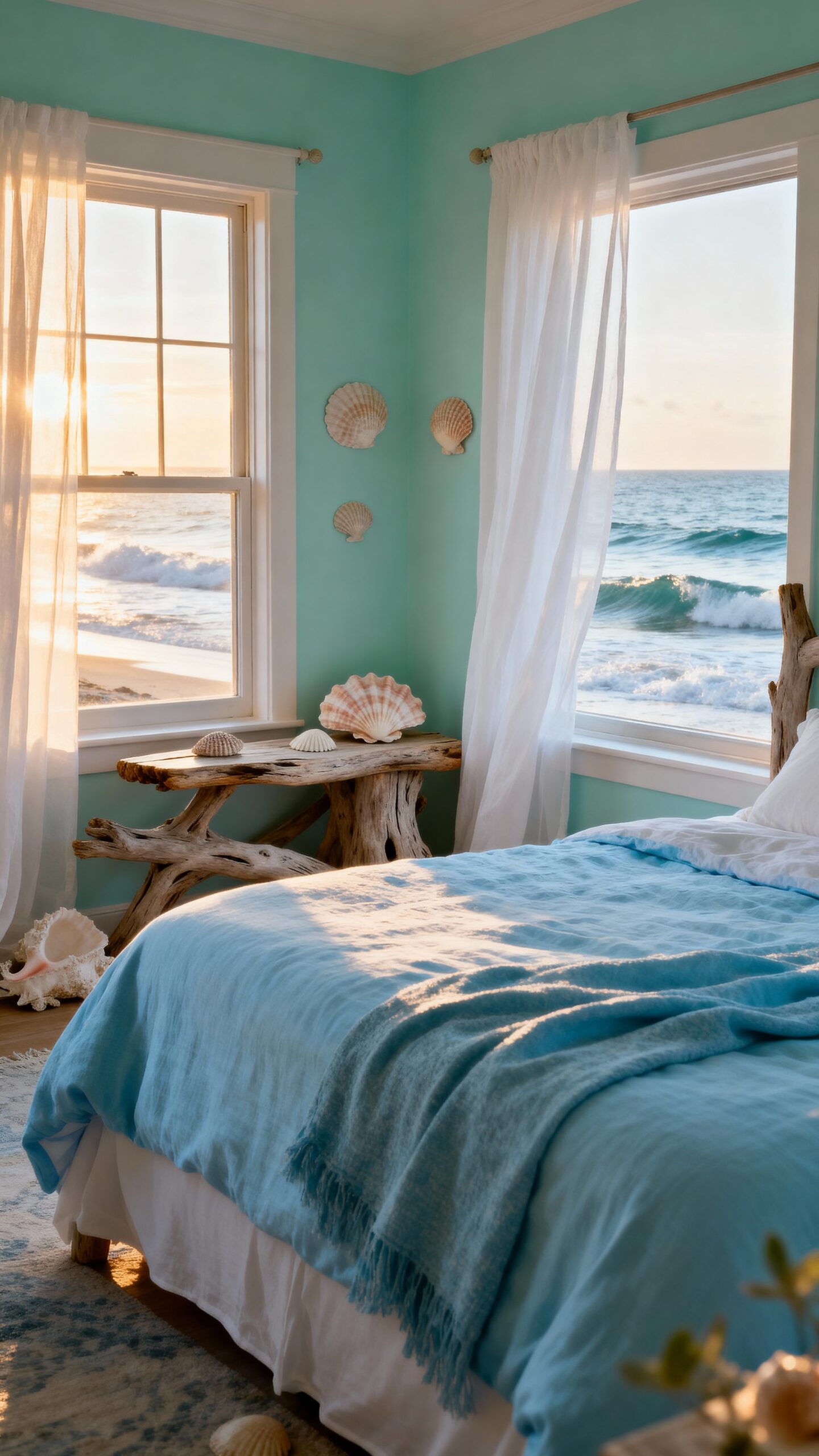 tranquil coastal bedroom sanctuary