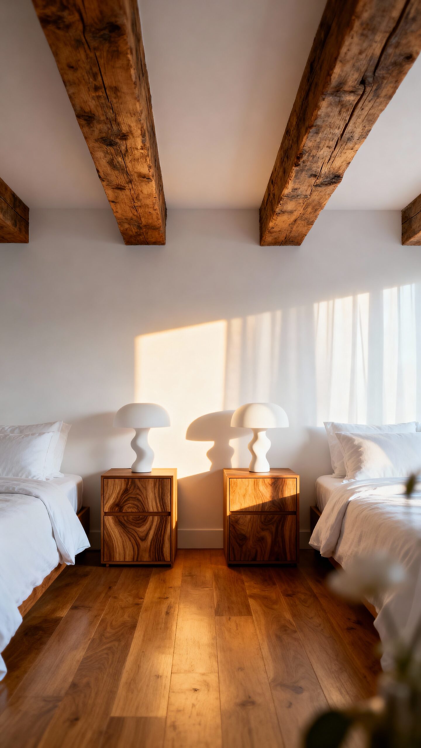 warm inviting natural wood accents