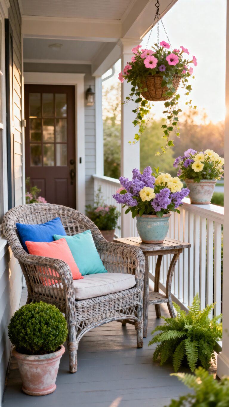 welcoming spring porch decor ideas