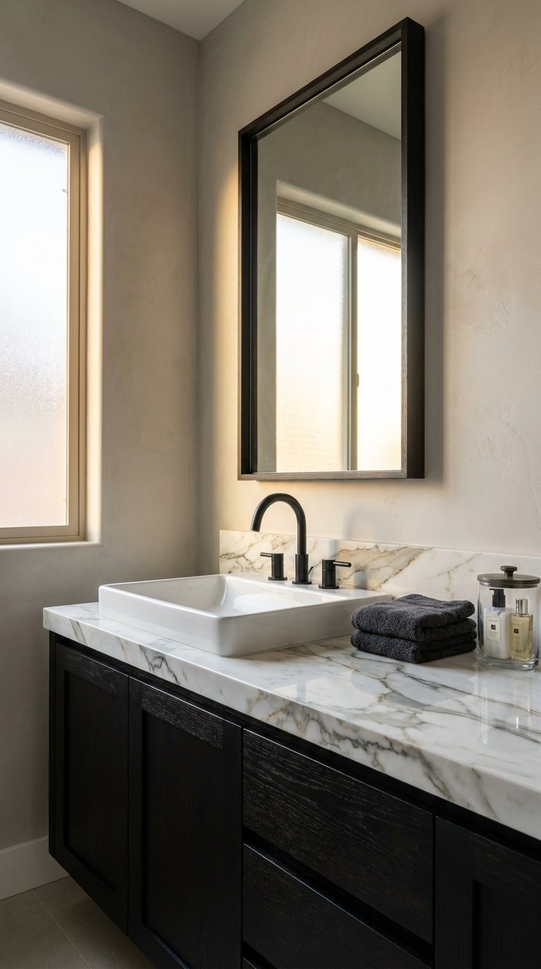 10 Stylish Dark Half Bathroom Ideas for a Bold Statement