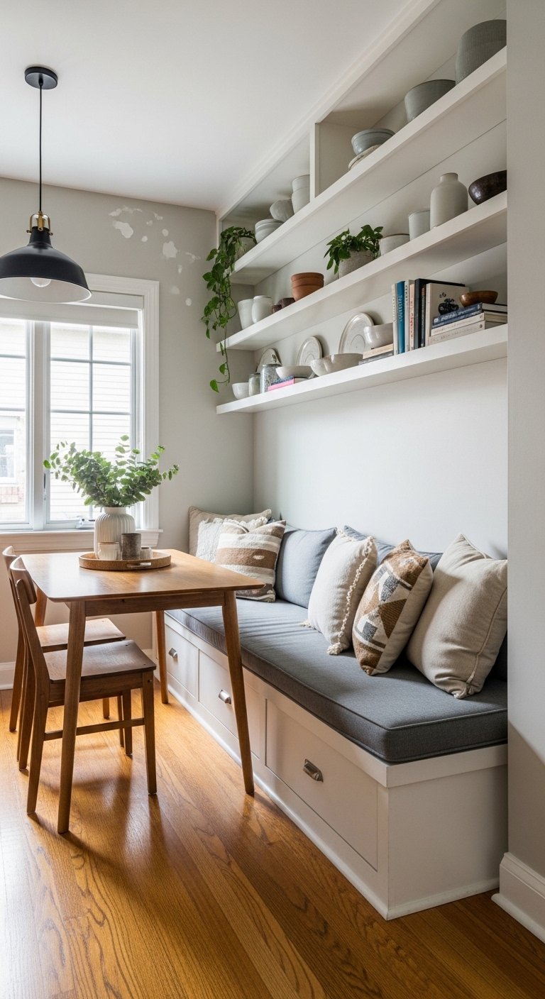 12 Small Dining Room Bench Seating Ideas for a Cozy Look