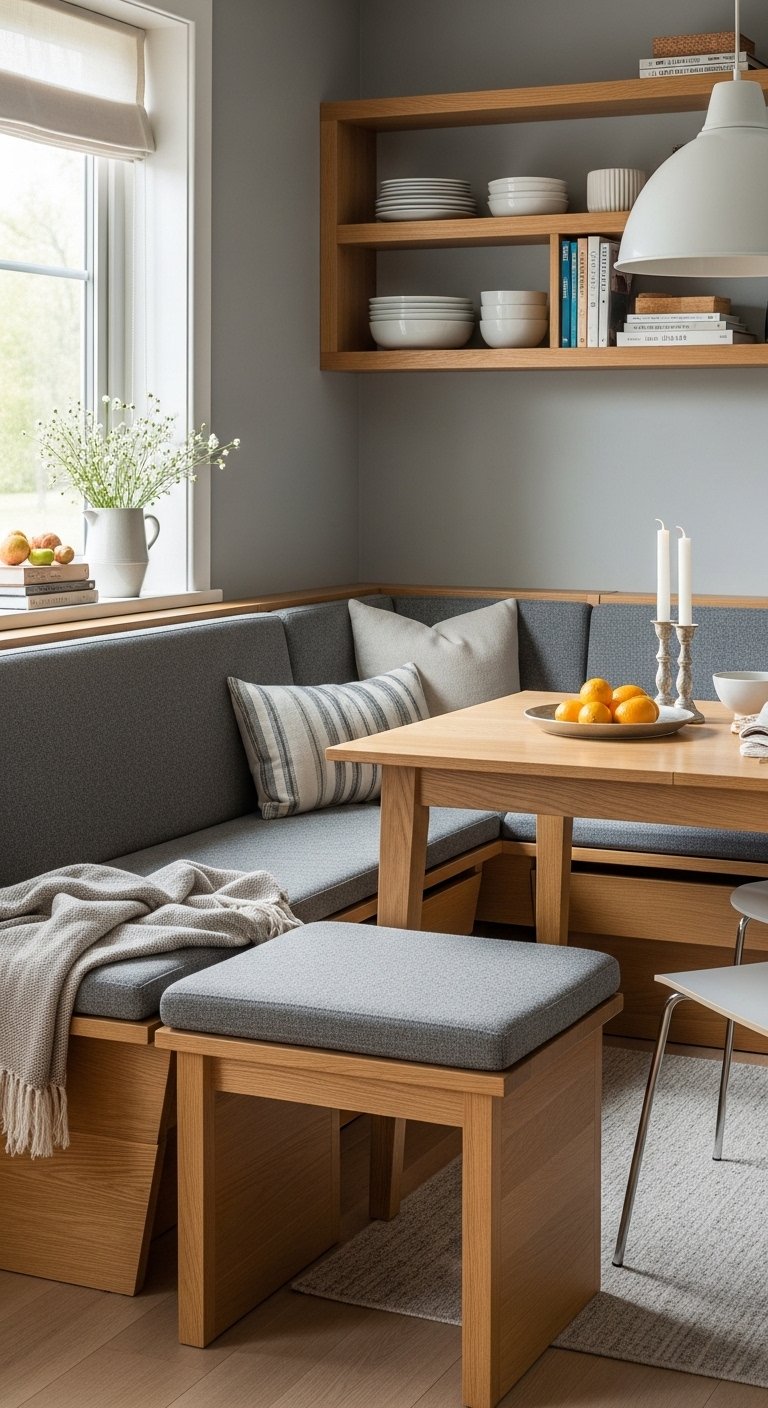 Small Corner Bench Seating