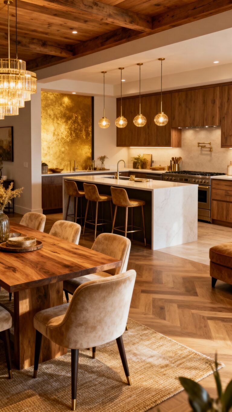 blending kitchen dining comfort