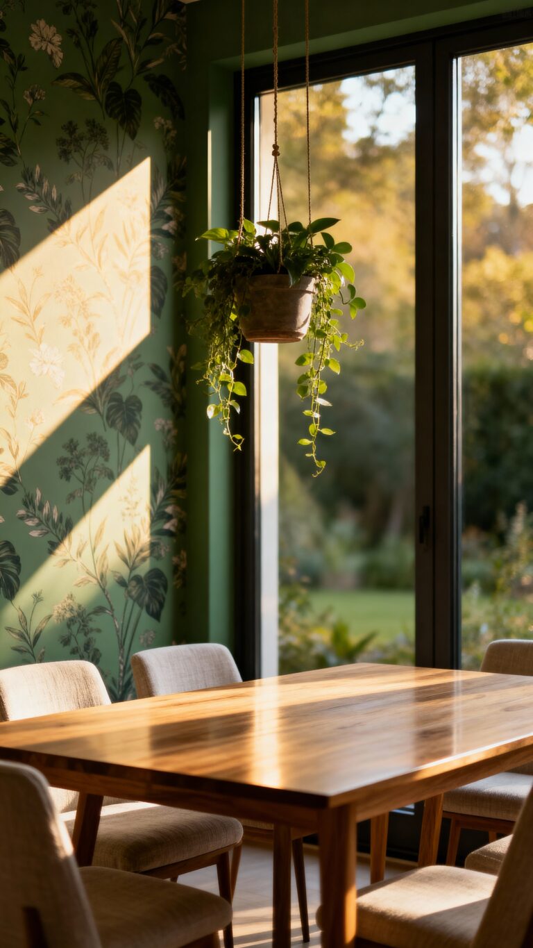 bring nature into dining rooms