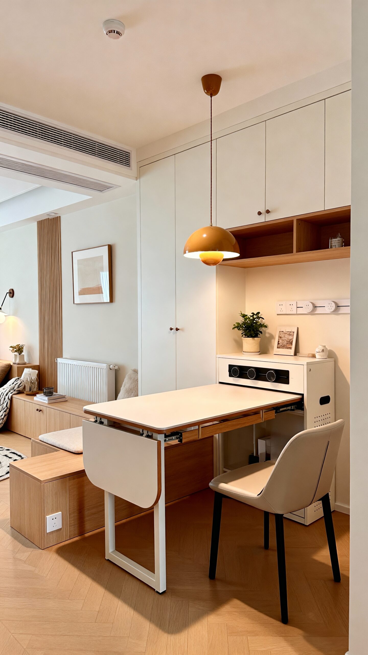 compact apartment dining room designs