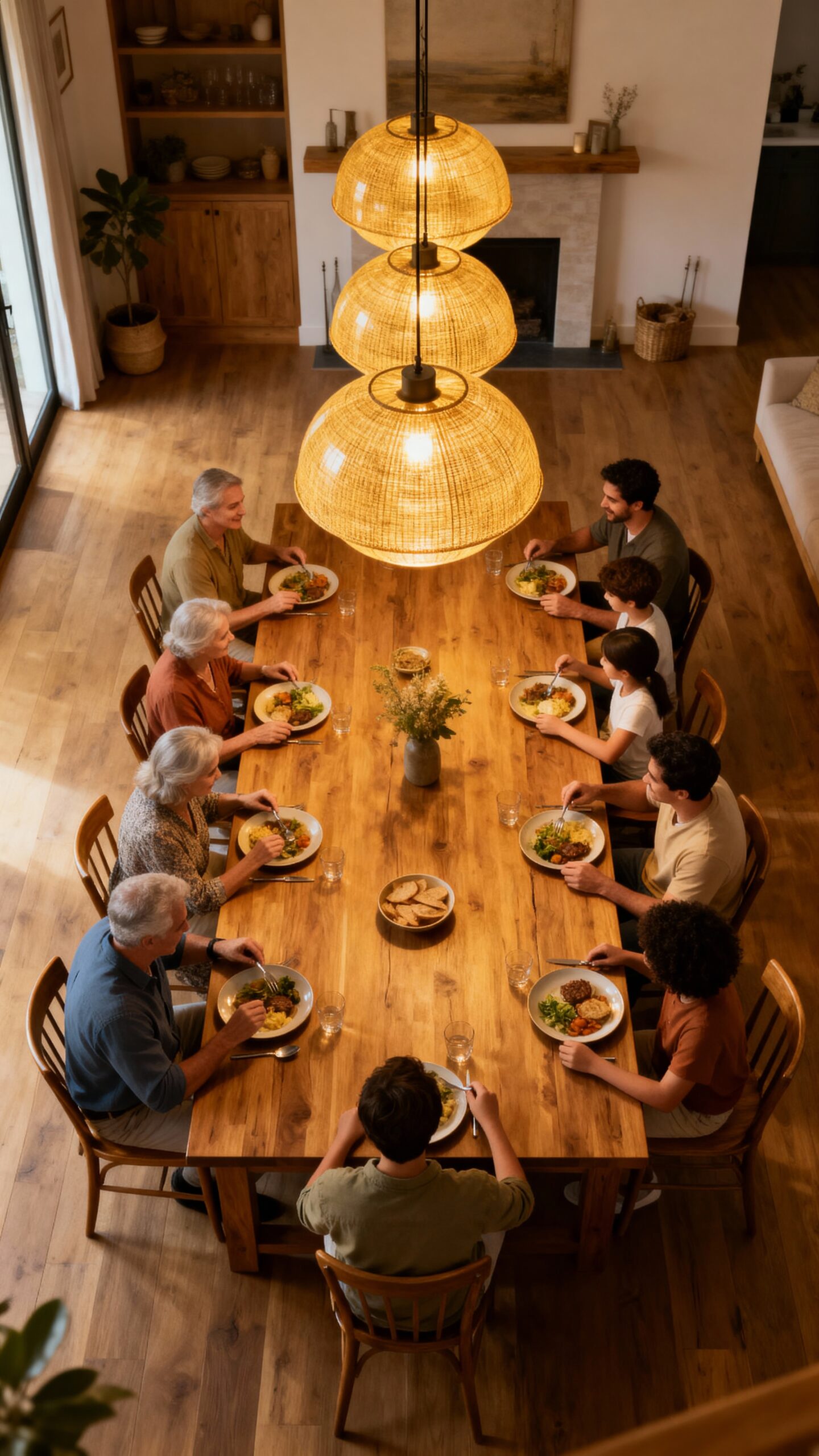 cozy spacious family dining inspiration