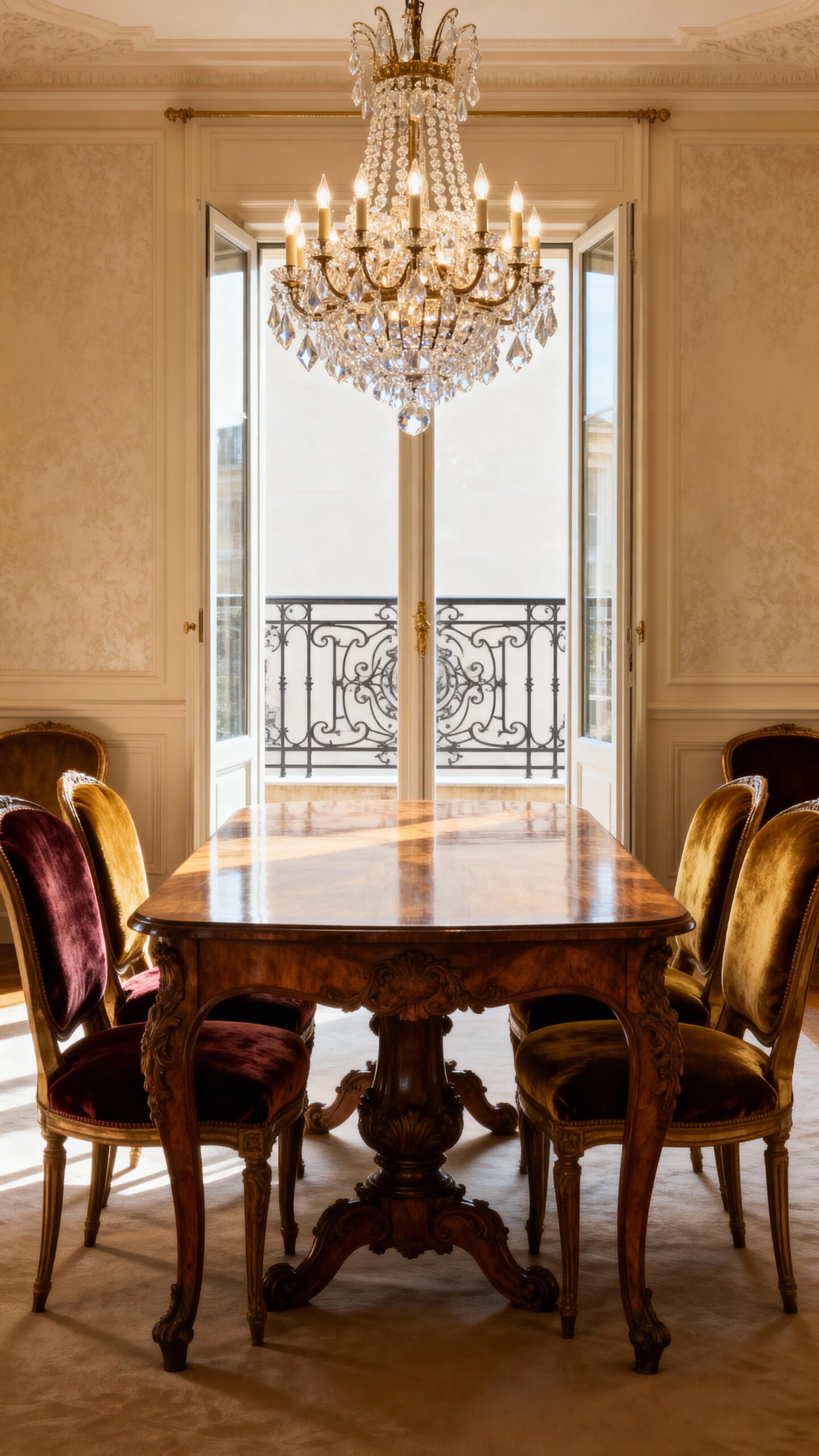 elegant parisian inspired dining room designs