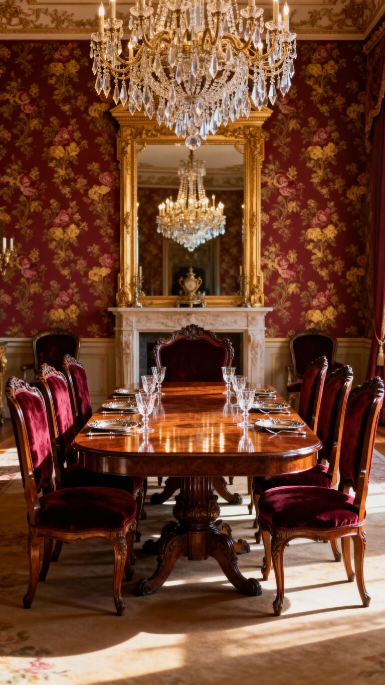 elegant victorian dining room design