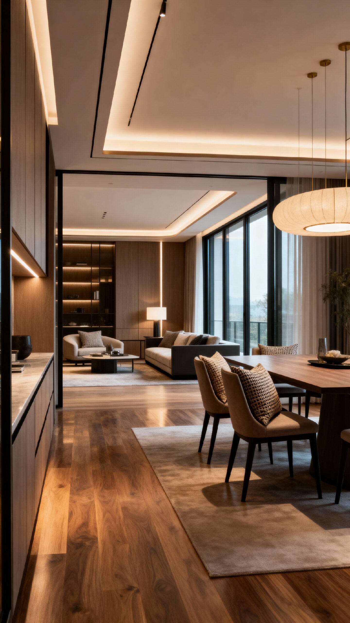 flowing open dining room ideas