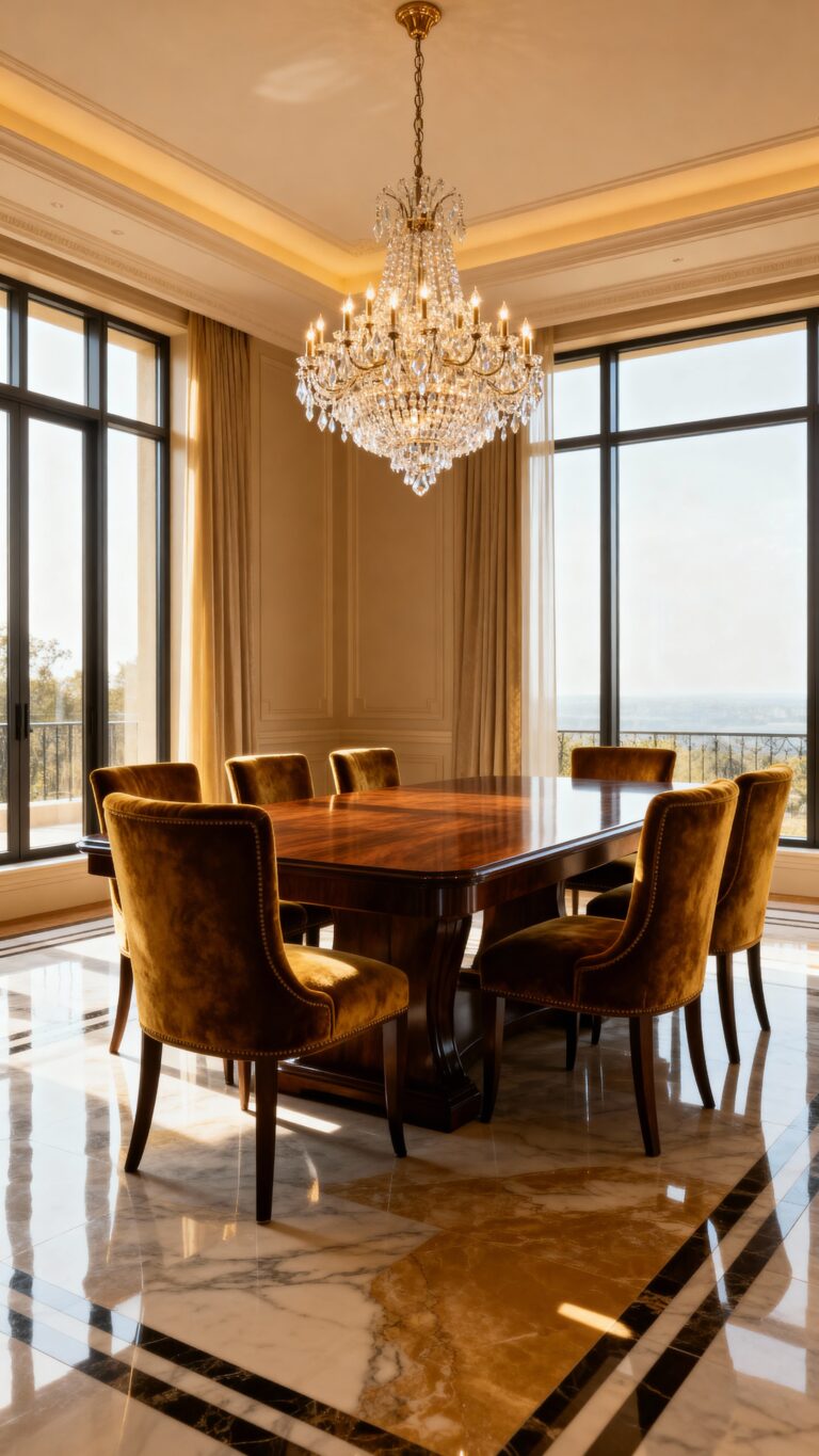 impressive large dining room designs