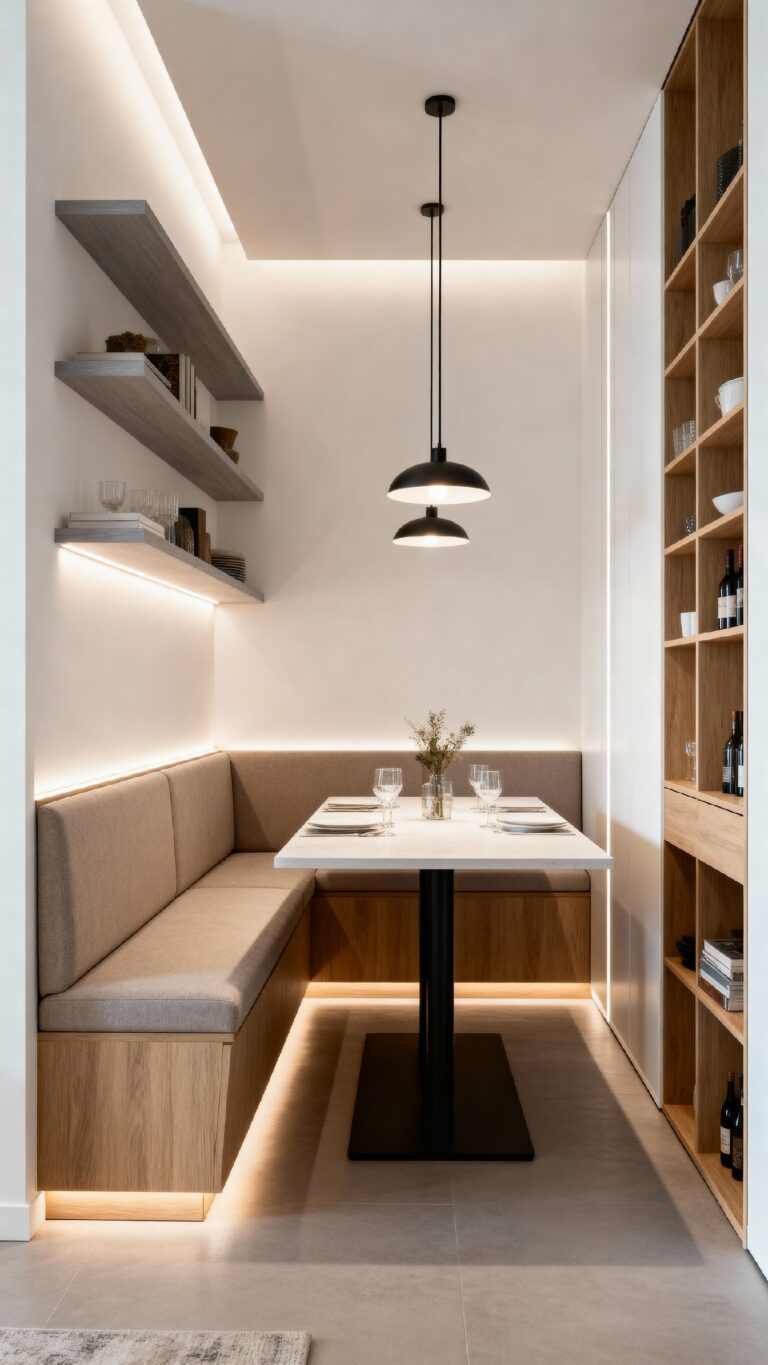 maximizing compact dining spaces