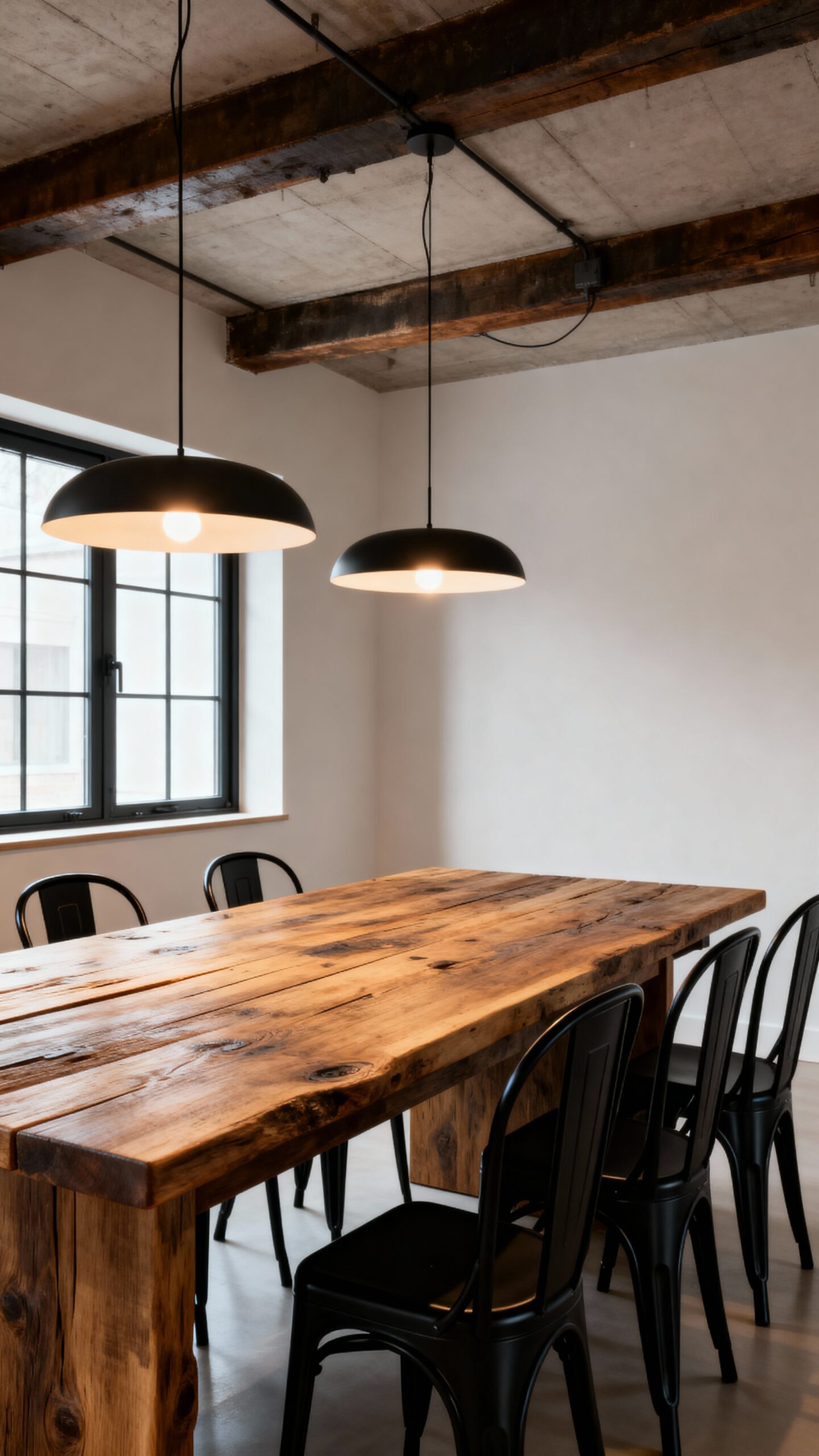 modern rustic dining blend