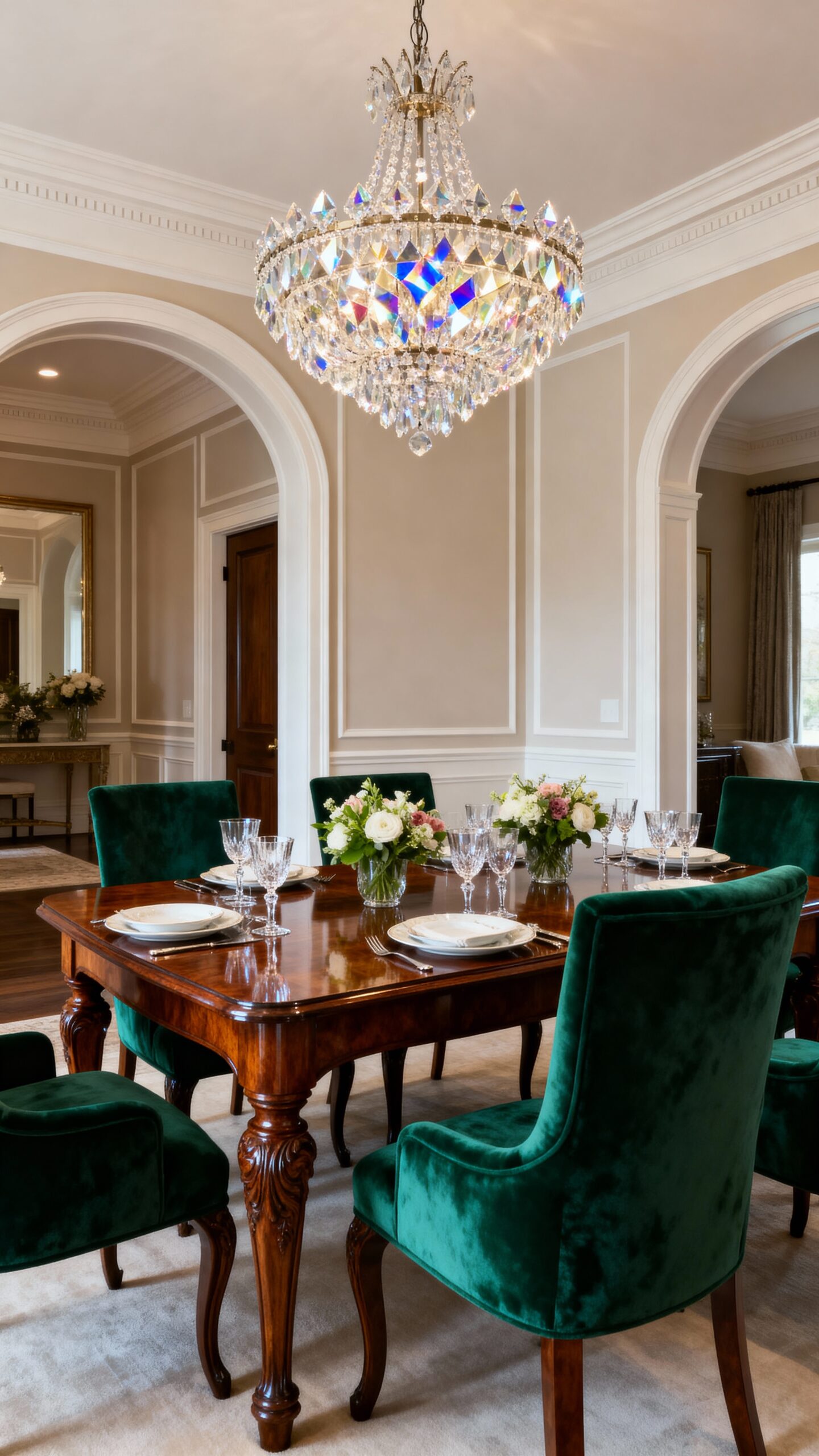 refined elegant dining room style