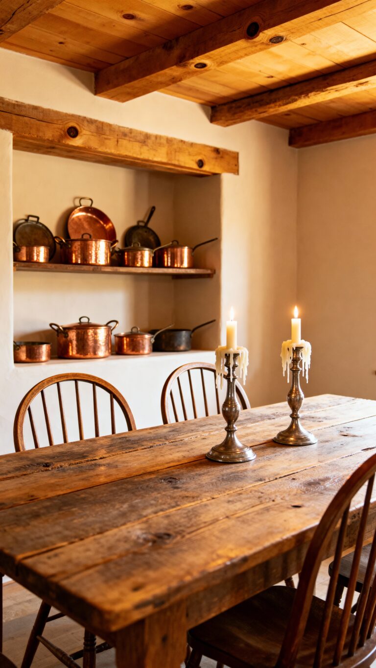 rustic timeless dining decor inspiration