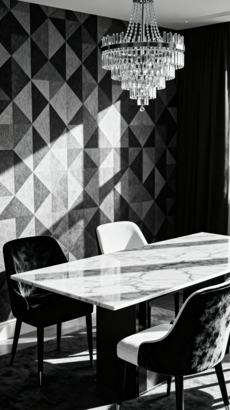 timeless monochrome dining room designs