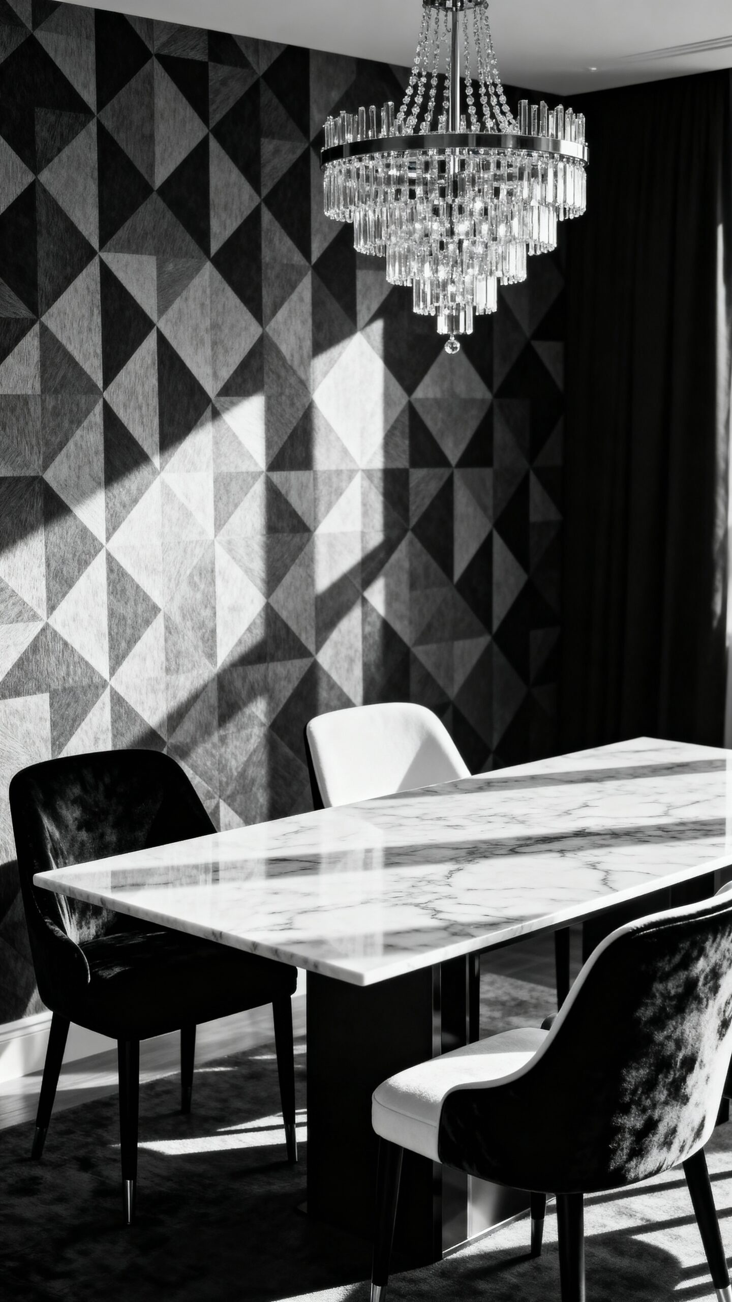 timeless monochrome dining room designs