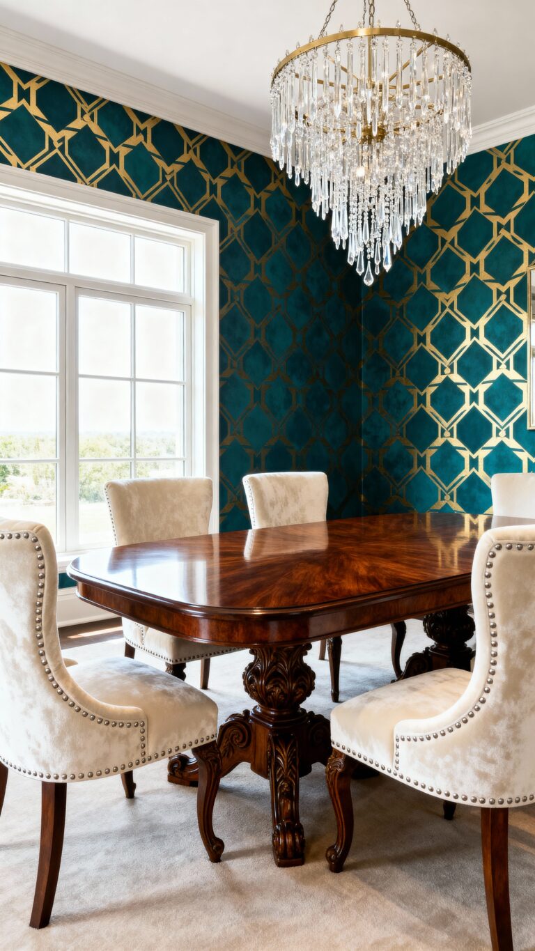 transformative dining room wallpaper ideas