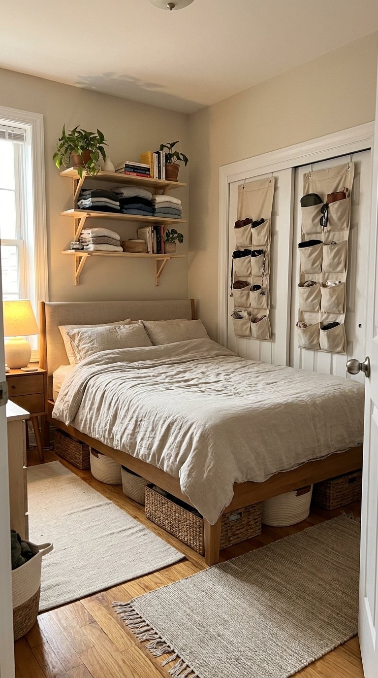 How to Organize a Small Bedroom Without Losing Space